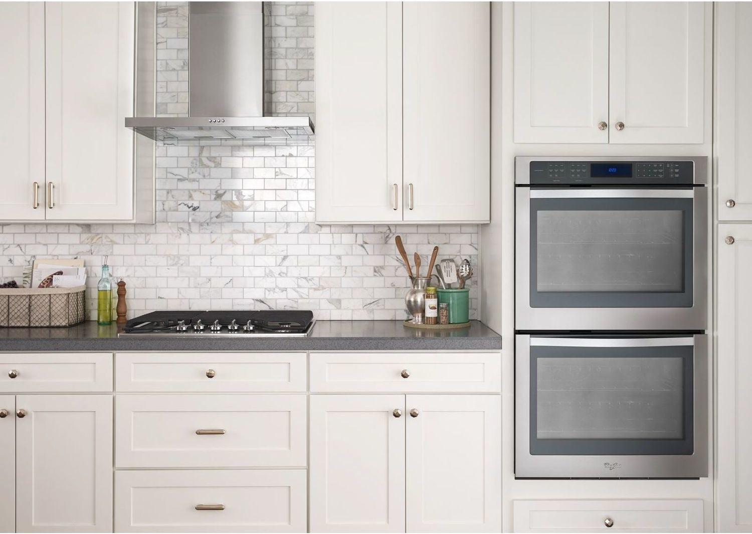 Whirlpool Stainless Steel 30" 400 CFM Wall-Mount Range Hood - WVW57UC0FS