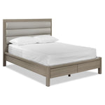 Bay Hill 3-Piece Queen Storage Bed - Grey
