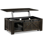 Gable 50" Lift-Top Coffee Table - Weathered Charcoal