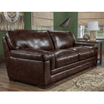 Stampede Leather Sofa - Coffee