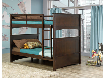 Tyler Full Over Full Bunk Bed - Espresso