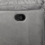 Pasadena 6-Piece Reclining Sectional with Left-Facing Chaise - Light Grey