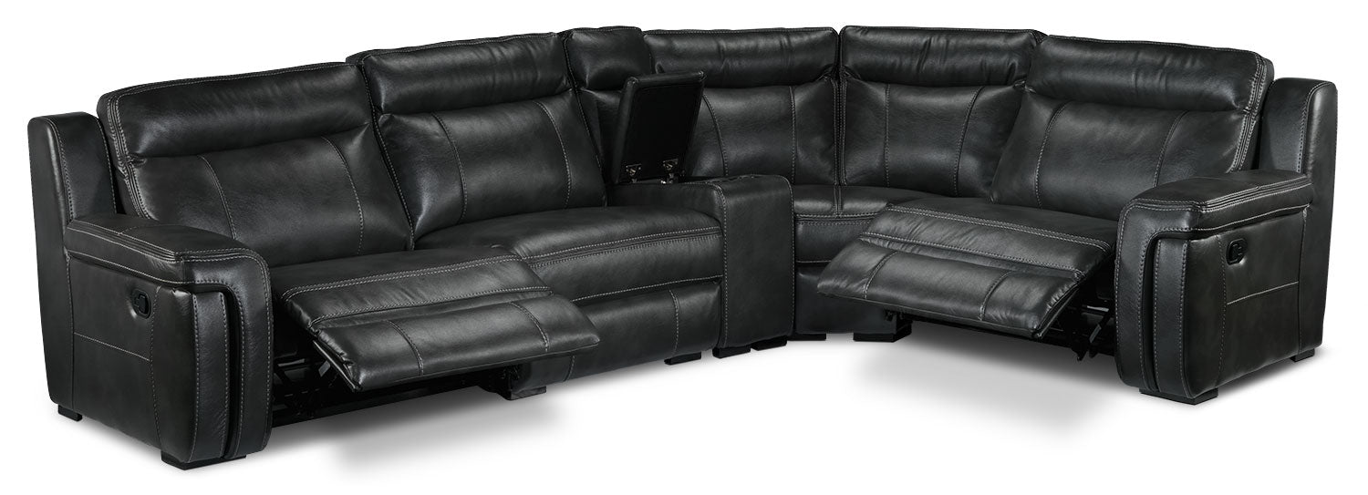 Bolero 5-Piece Reclining Sectional - Grey