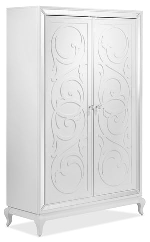 Arctic Ice Armoire - White