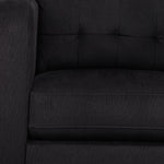 Anthena Polyester Sofa - Charcoal