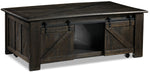 Gable 50" Lift-Top Coffee Table - Weathered Charcoal
