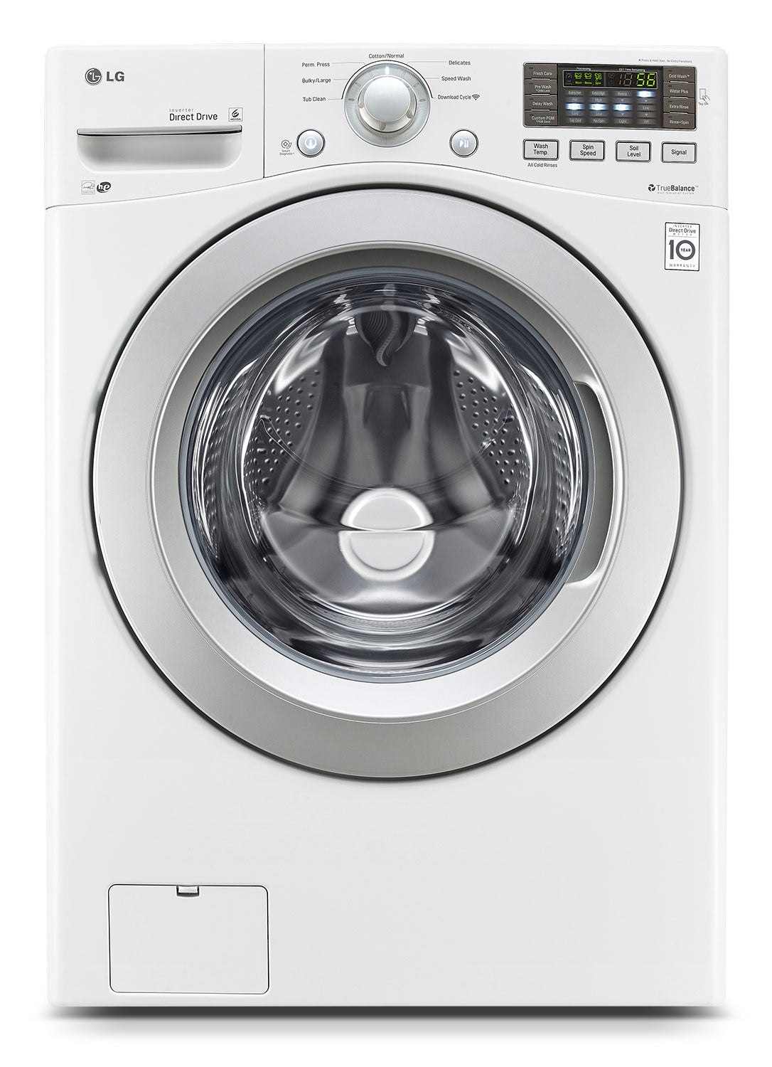 LG Appliances White Front-Load Washer (5.2 Cu. Ft. IEC) - 	WM3270CW