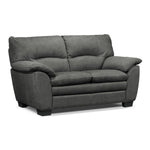 Kelleher Sofa, Loveseat and Chair Set - Charcoal