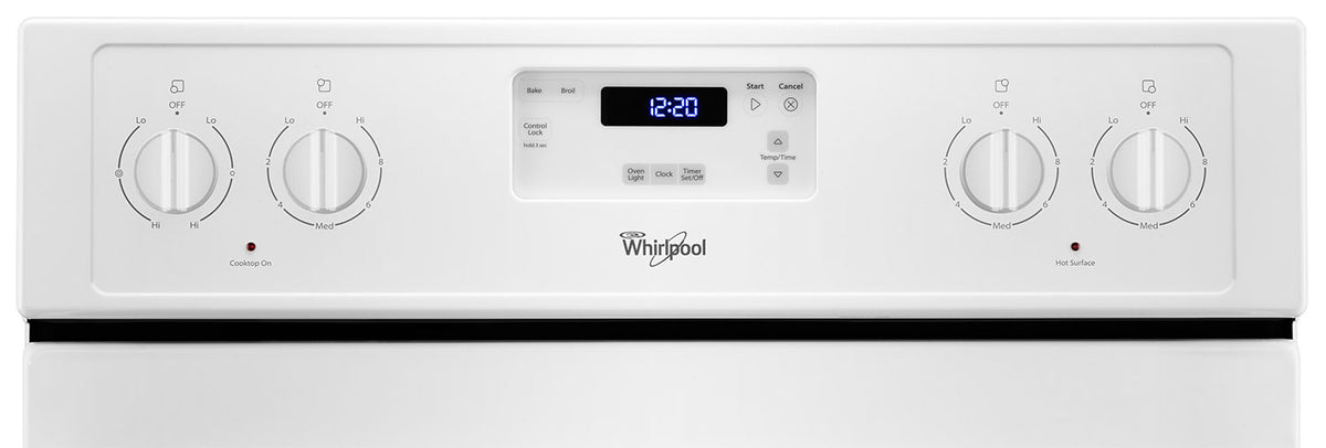 Whirlpool White Freestanding Electric Range (4.8 Cu. Ft.) - YWFC150M0EW