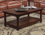 Wellington 46" Coffee Table with 2 End Tables - Walnut
