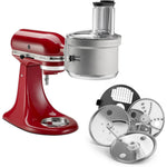KitchenAid Grey Food Processor with Commercial-Style Dicing Kit - KSM2FPA