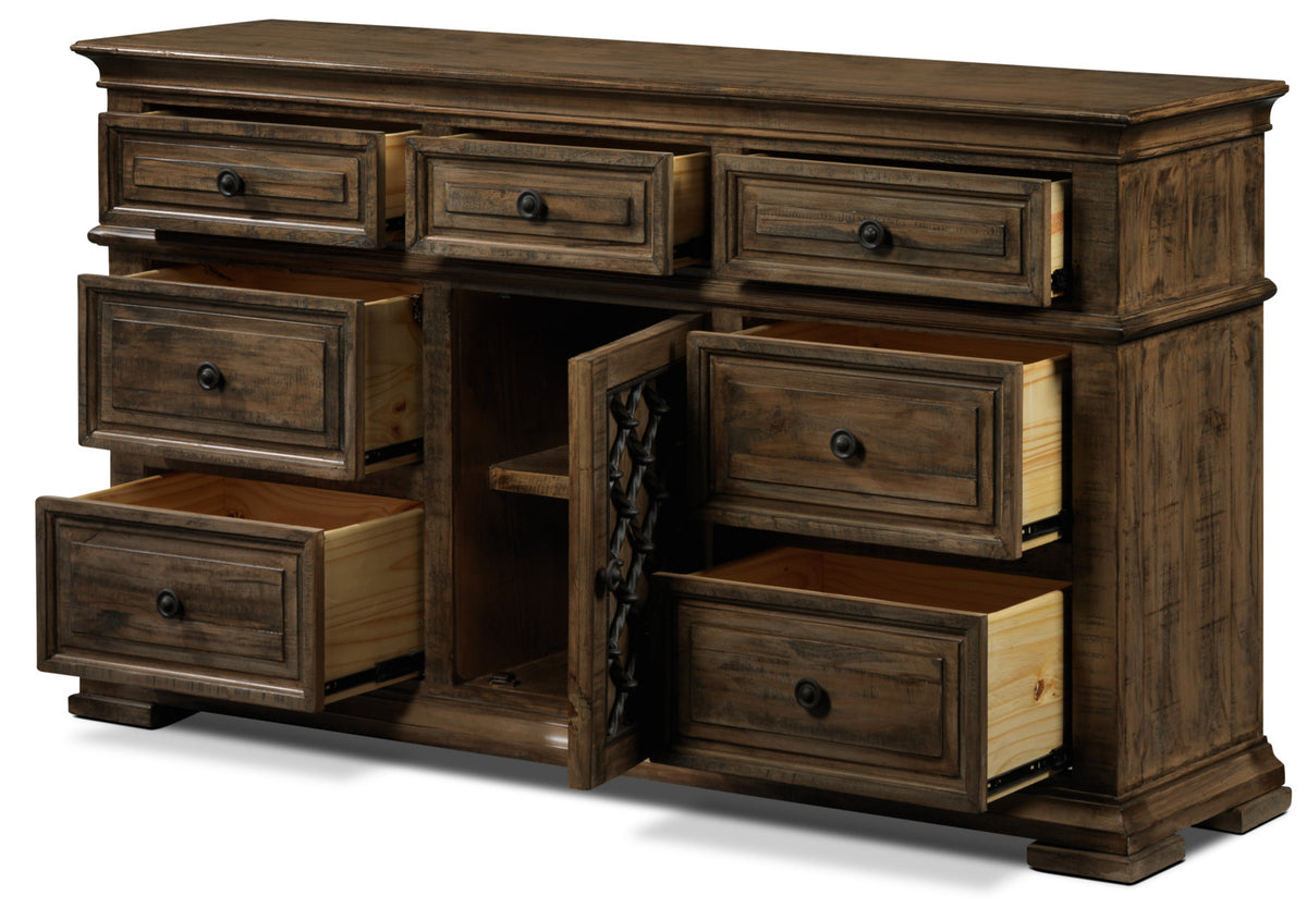 Monterry Dresser - Brown Driftwood