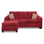 Fava Chaise Sofa - Red