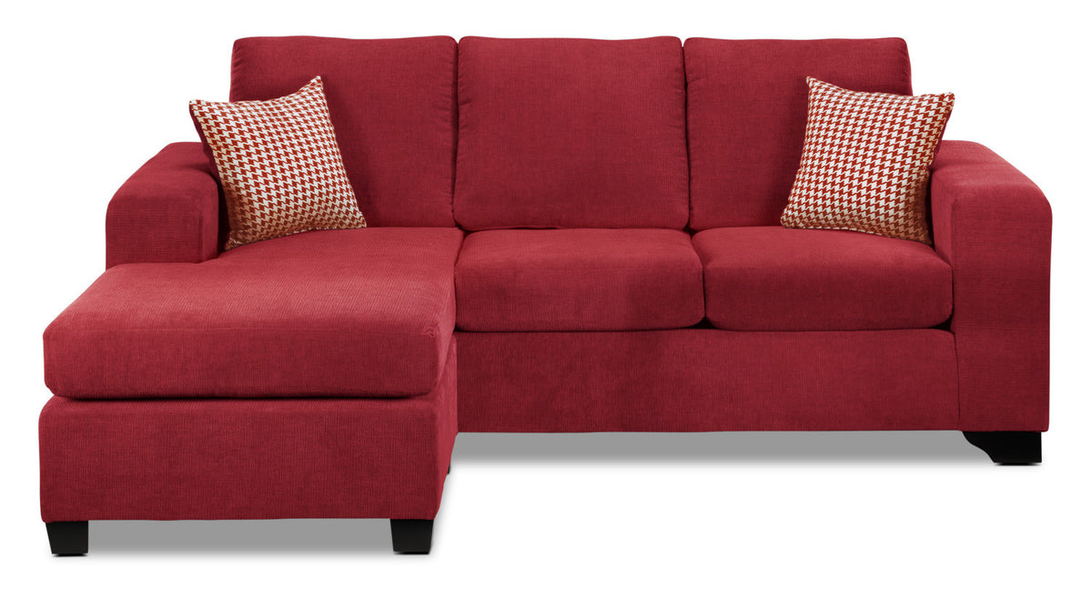 Fava Chaise Sofa in Red Leon's
