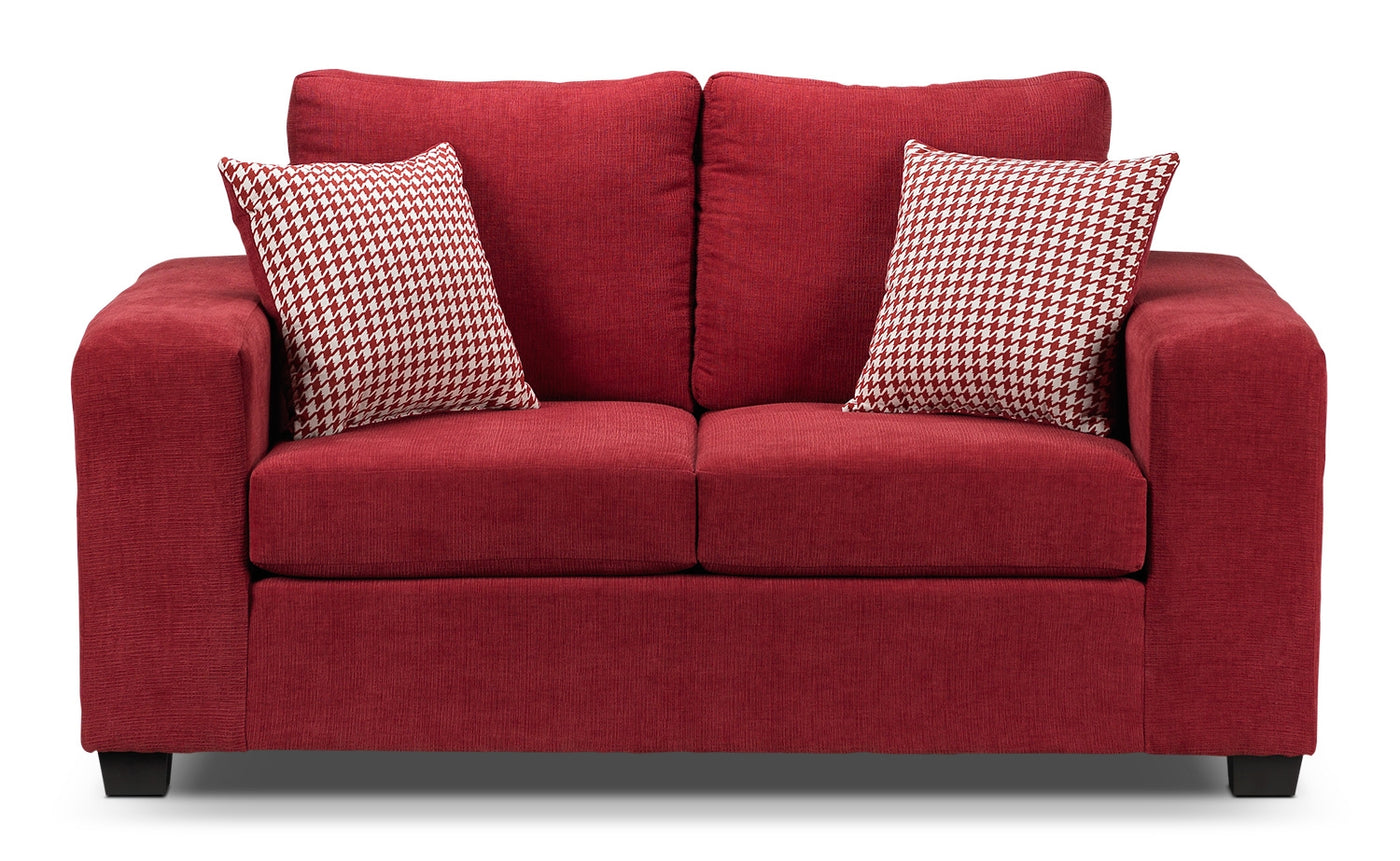 Fava Loveseat - Red