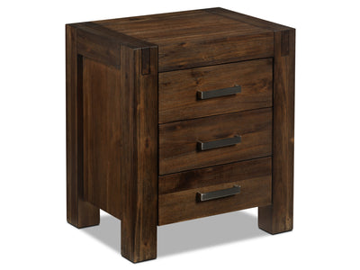Birmingham Night Table - Dark Oak