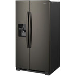 Whirlpool Black Stainless Steel Side-by-Side Refrigerator (25 Cu. Ft.) - WRS325SDHV