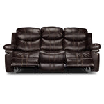 Barcelona II Reclining Sofa - Dark Brown