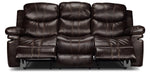 Barcelona II Reclining Sofa - Dark Brown