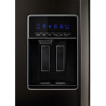Whirlpool Black Stainless Steel Counter-Depth Side-by-Side Refrigerator (21 Cu. Ft.) - WRS571CIHV
