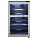 Danby Stainless Steel Dual-Zone Wine Cooler (4 Cu. Ft.) - DWC040A3BSSDD