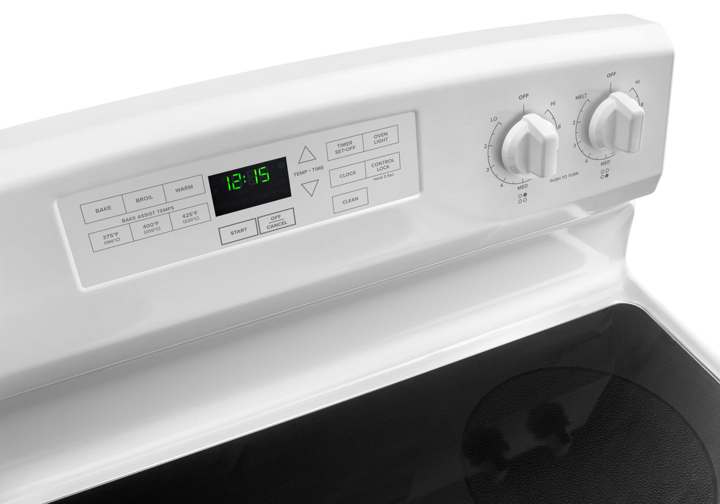 Amana White Freestanding Electric Range (4.8 Cu. Ft.) - YAER6603SFW