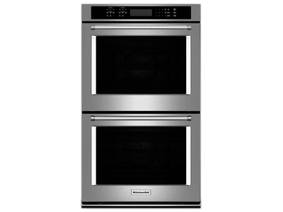 KitchenAid Stainless Steel Convection Double Wall Oven (8.6 Cu. Ft.) - KODE507ESS