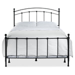 Sanford 3-Piece Queen Bed - Matte Black