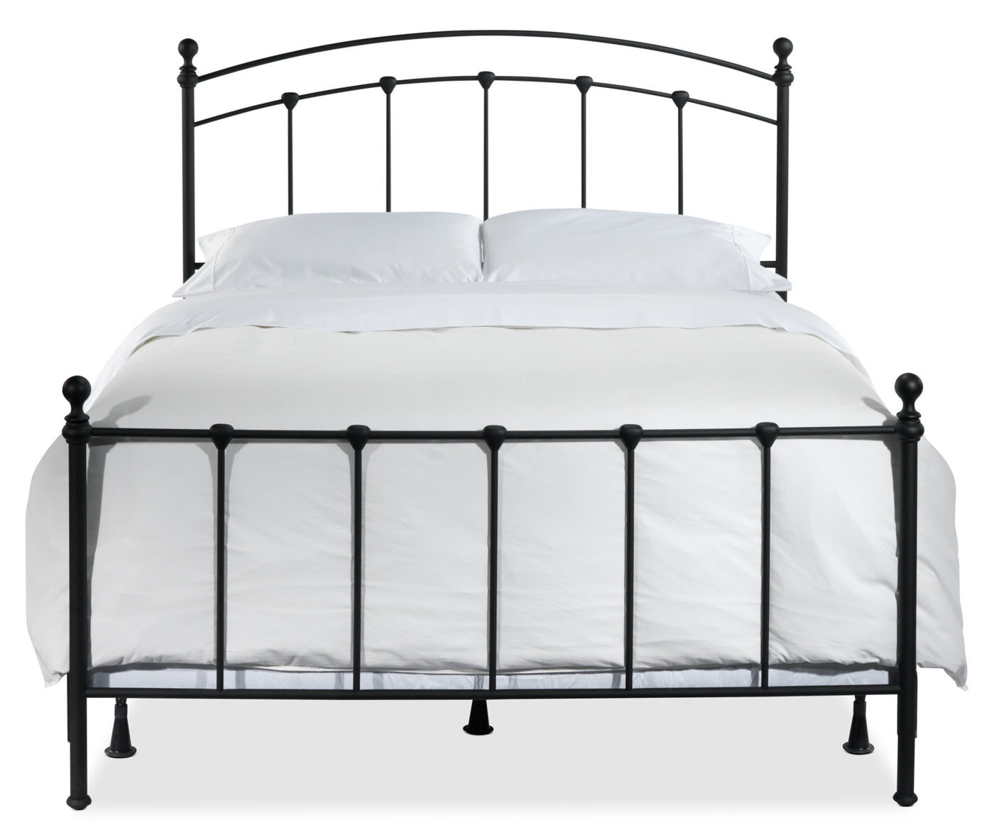 Sanford 3-Piece Queen Bed - Matte Black