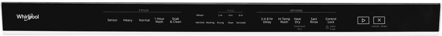 Whirlpool White 24" Dishwasher - WDTA50SAHW