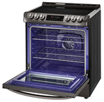 LG Appliances Black Stainless Steel Slide-In Electric Range (6.3 Cu. Ft.) - LSE4611BD