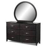 Cinema 6-Piece Queen Storage Bedroom Package - Charcoal