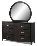 Cinema 6-Piece Queen Storage Bedroom Package - Charcoal