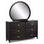 Cinema 6-Drawer Dresser - Charcoal