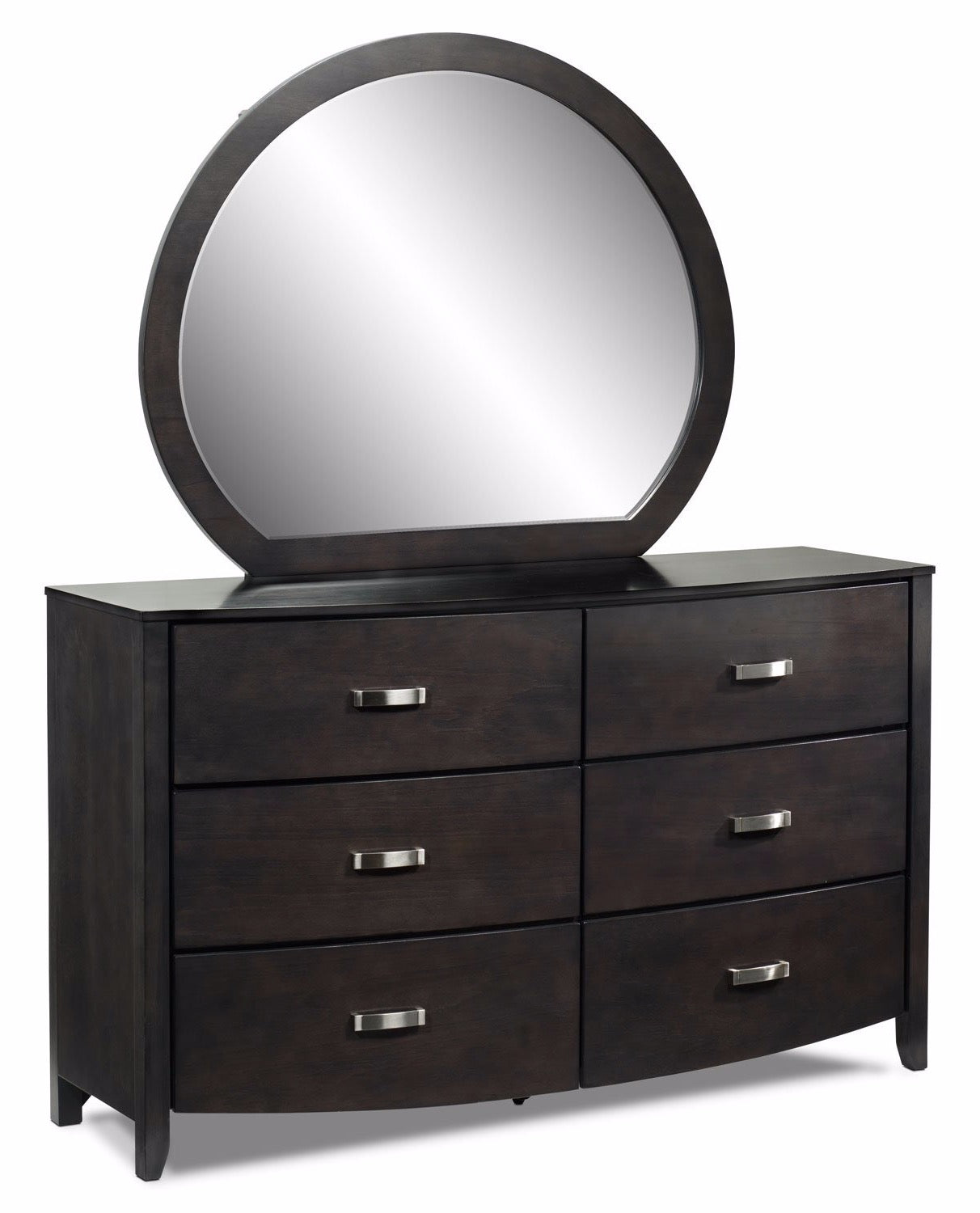 Cinema 6-Drawer Dresser - Charcoal