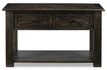 Gable 50" Sofa Table - Weathered Charcoal