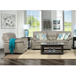 Kelleher Sofa and Chair Set - Silver Grey