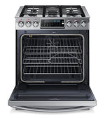 Samsung Stainless Steel Slide-In Gas Range (5.8 Cu. Ft.) - NX58H9500WS
