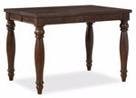 Kingstown Extendable Counter Height Dining Table - Chocolate
