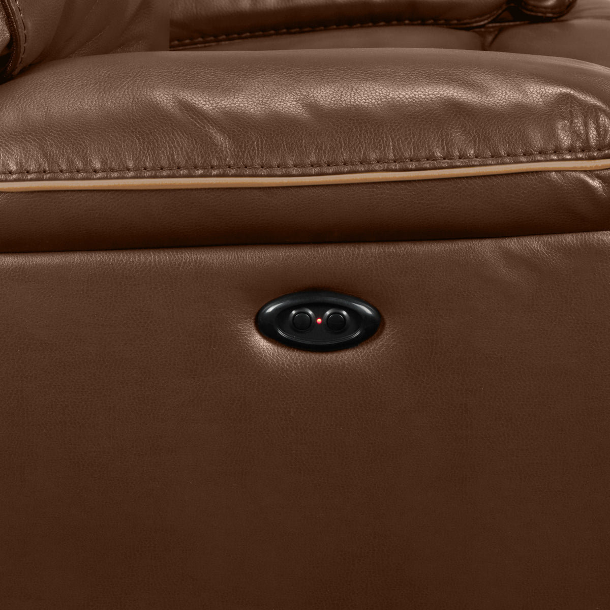 Lanette Power Recliner - Dark Brown