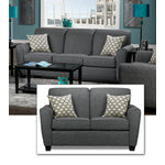 Ashby 2 Pc. Living Room Package w/ Loveseat - Grey