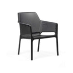 Nardi Net Relax Outdoor Dining Arm Chair - Black (Set of 2)
