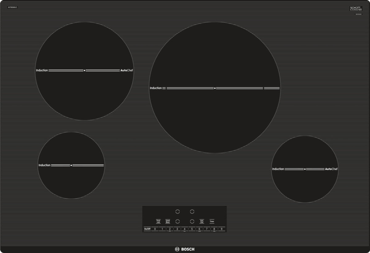Bosch Black Induction Cooktop - NIT8068UC