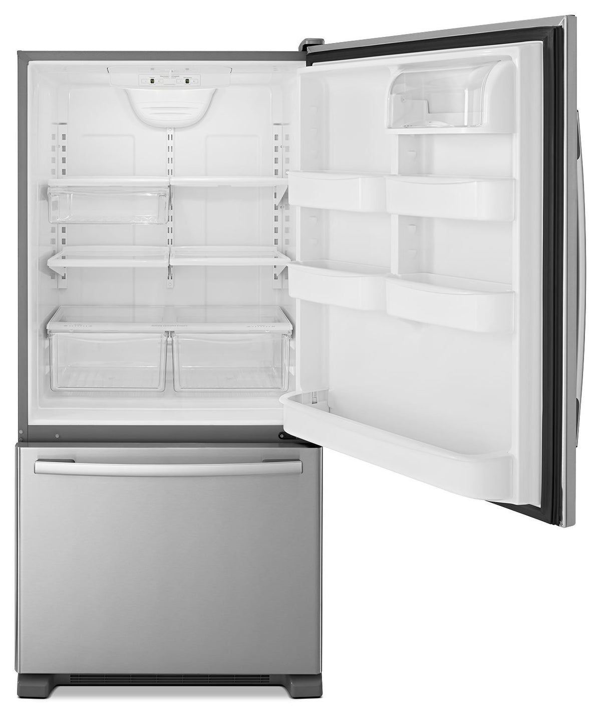 Amana Stainless Steel Bottom-Freezer Refrigerator (22.1 Cu. Ft.) - ABB2224BRM