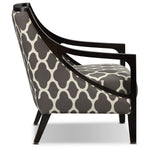 Samara Accent Chair - Brown and Beige