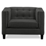 Astin Chair and a Half - Dark Grey