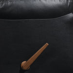 Hunter Leather Rocker Recliner - Black