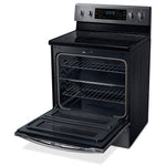 Samsung Black Stainless Steel Freestanding Electric Convection Range (5.9 Cu. Ft.) - NE59J7850WG/AC