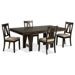 Thompson 5-Piece Dining Room Set - Dark Oak