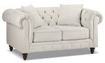 Nubia Loveseat - Pearl